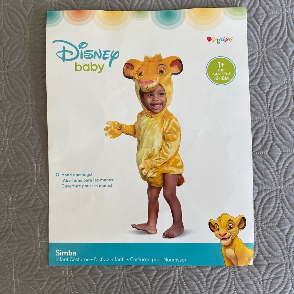 Disney simba lion king costume